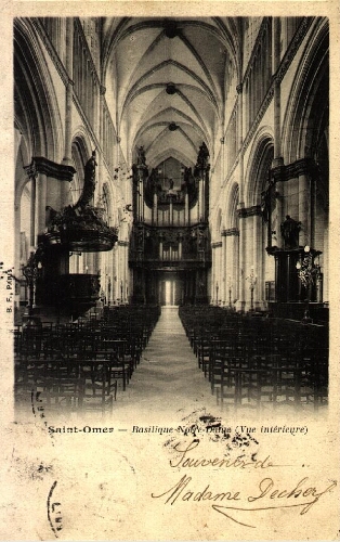 Saint-Omer - Basilique Notre-Dame (Vue intérieure)