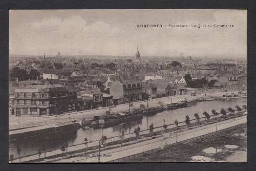 Saint-Omer : Panorama - Le Quai du Commerce