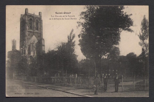 Saint-Omer : Les Ruines et le Square de l'Abbaye de Saint-Bertin