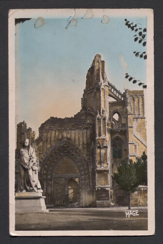 Saint-Omer (P.-de-C.) : Les ruines de la Tour Saint-Bertin