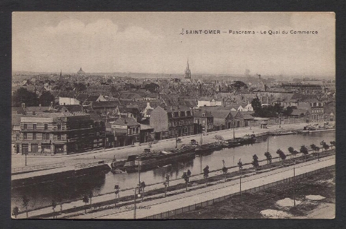 Saint-Omer : Panorama - Le Quai du Commerce