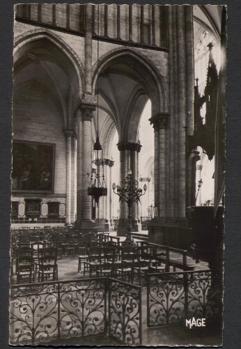 St-Omer (P.-de-C.) : Intérieur de l'Eglise Notre-Dame