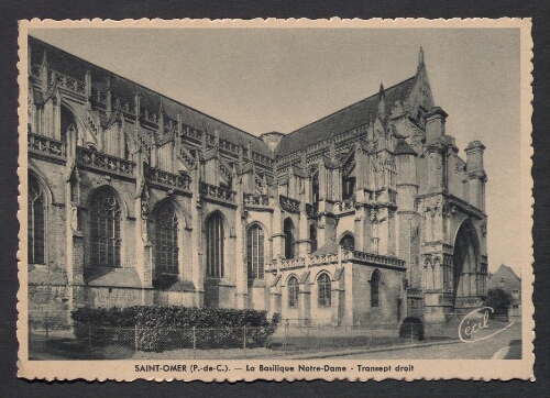 Saint-Omer (P.-de-C.) : La Basilique Notre-Dame - Transept droit