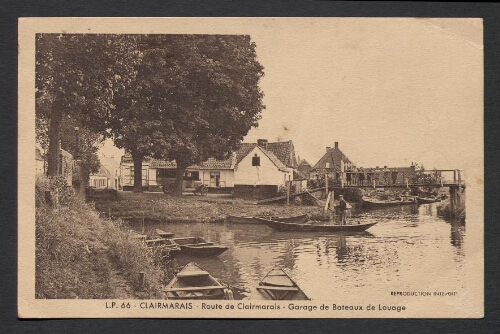 Clairmarais : Route de Clairmarais - Garage de Bateaux de Louage