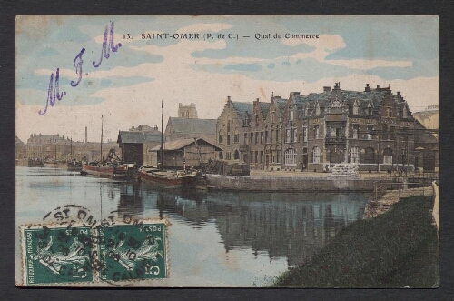 Saint-Omer (P.-de-C.) : Quai du Commerce