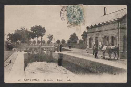 Saint-Omer : Le Canal - Ecluse