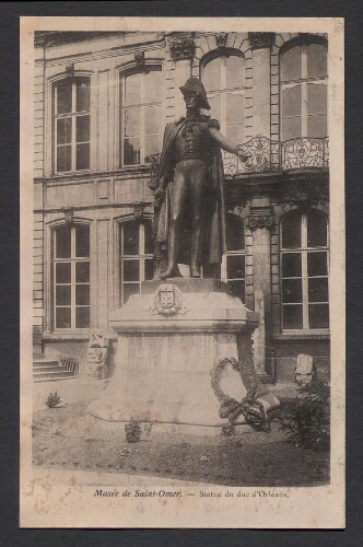 Musée de Saint-Omer : Statue du duc d'Orléans