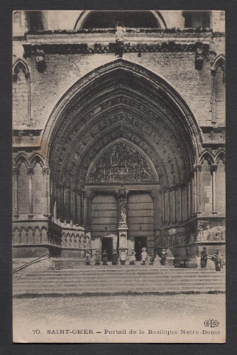 Saint-Omer : Portail de la Basilique Notre-Dame