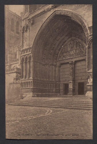 St-Omer : Basilique Notre-Dame - Le grand portail