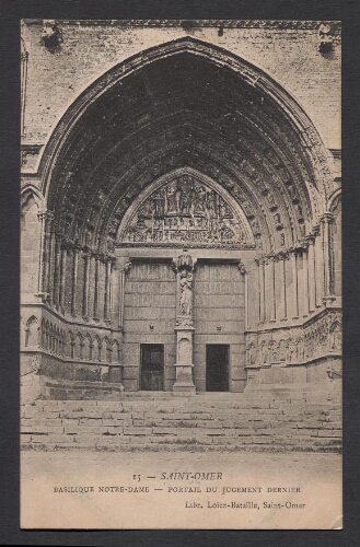 Saint-Omer : Basilique Notre-Dame - Portail du Jugement Dernier