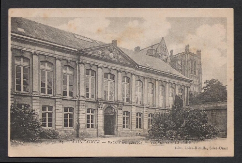 Saint-Omer : Palais de justice - Façade sur la cour
