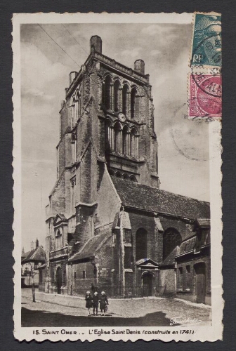 Saint-Omer : L'Eglise Saint Denis (construite en 1741)