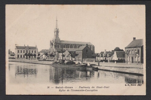 Saint-Omer : Faubourg du Haut-Pont - Eglise de l'Immaculée-Conception