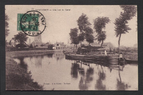 Saint-Omer : Une vue du Canal