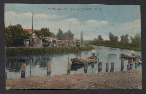 Saint-Omer : Vue sur le canal