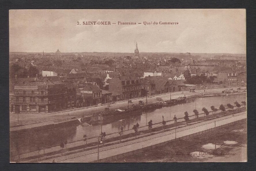Saint-Omer : Panorama - Le Quai du Commerce