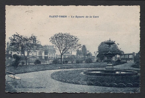 Saint-Omer : Le Square de la Gare