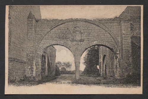 Clairmarais : Porte de l'Ancienne Abbaye
