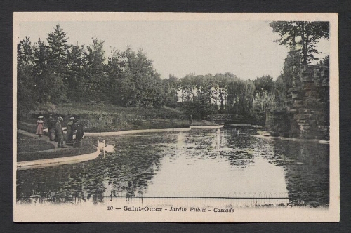 Saint-Omer : Jardin public - Cascade