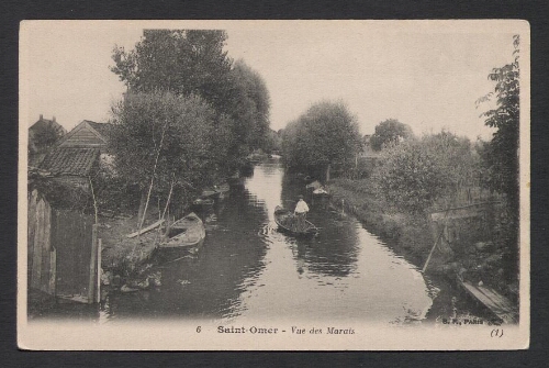 Saint-Omer : Vue des Marais