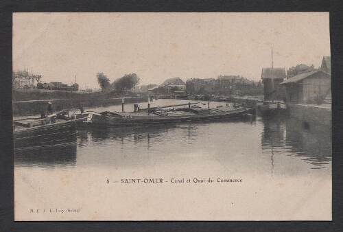 Saint-Omer : Canal et Quai du Commerce