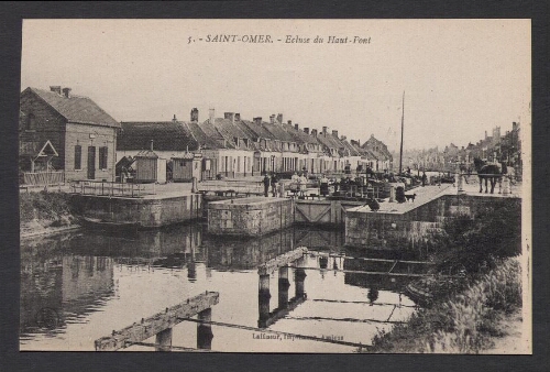 Saint-Omer : Ecluse du Haut Pont