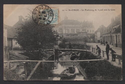 St-Omer : Le Faubourg de Lysel vers la Gare