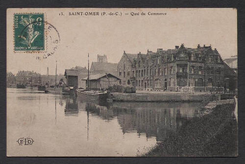 Saint-Omer (P.-de-C.) : Quai du Commerce