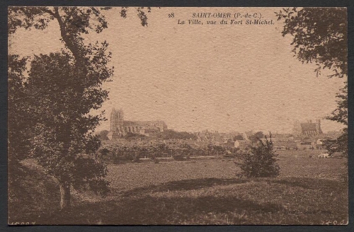Saint-Omer (P.-de-C.) : La Ville, vue du Fort St-Michel