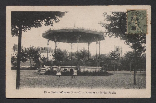 Saint-Omer (P.-de-C.) : Kiosque du jardin Public