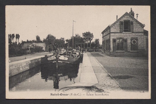 Saint-Omer (P.-de-C.) : Ecluse Saint-Bertin