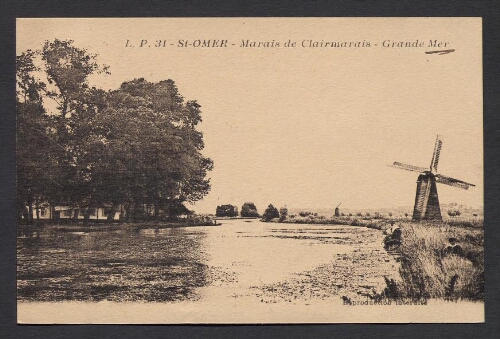 St-Omer : Marais de Clairmarais - Grande Mer