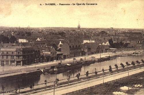 St-Omer. - Panorama - Le quai du commerce