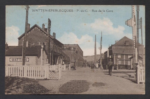 Watten-Eperlecques (P.-de.C) : Rue de la Gare