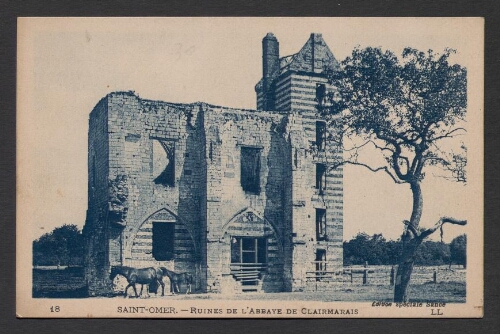 Saint-Omer : Ruines de l'Abbaye de Clairmarais