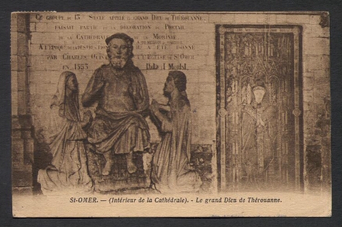 St-Omer : (Intérieur de la Cathédrale) - Le grand Dieu de Thérouanne