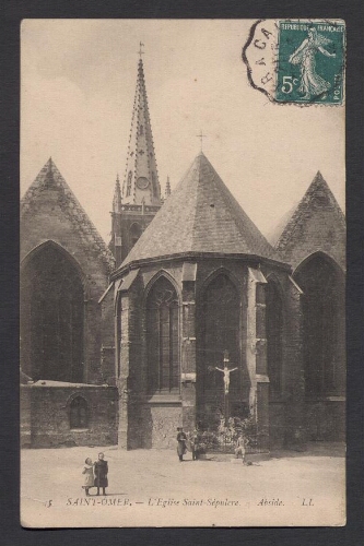 Saint-Omer : L'Eglise Saint-Sépulcre - Abside