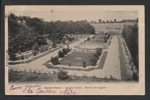 Saint-Omer : Jardin Public - Bassin des Cygnes