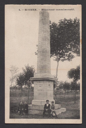 St-Omer : Monument commémoratif