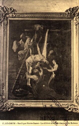 St-Omer - Basilique Notre-Dame - La célèbre descente de croix de Rubens