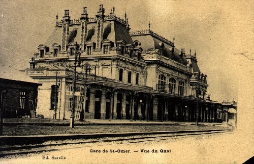 Gare de St-Omer. - Vue du Quai