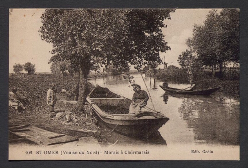 St-Omer (Venise du Nord) : Marais à Clairmarais