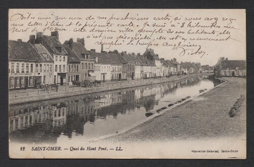 Saint-Omer : Quai du Haut Pont