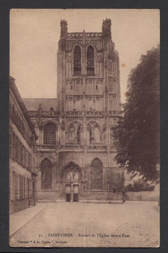 Saint-Omer : Portail de l'Eglise Notre-Dame