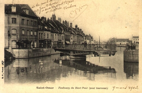 Saint-Omer - Faubourg du Haut-Pont (pont tournant)
