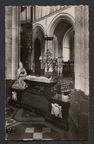St-Omer (P.-de-C.) : En Eglise Notre-Dame Tombeau de Monseigneur le Prince Eustache de Croy, prévôt de la collègiale de St-Omer et Evêque d'Arras