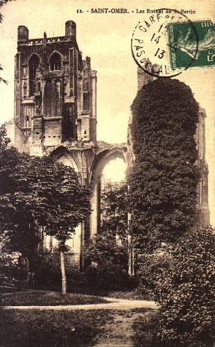 Saint-Omer. - Les Ruines de St-Bertin