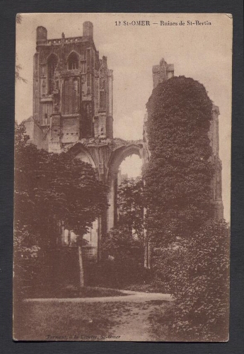 St-Omer : Ruines de St-Bertin
