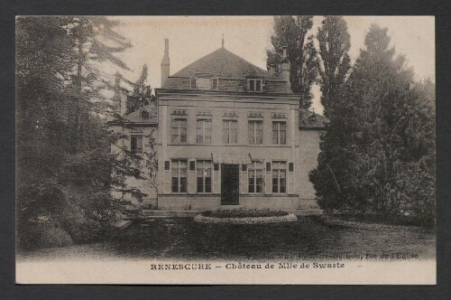 Renescure : Château de Mlle de Swarte