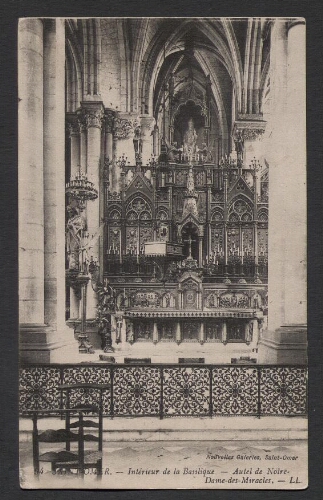 Saint-Omer : Intérieur de la Basilique - Autel de Notre-Dame-des-Miracles